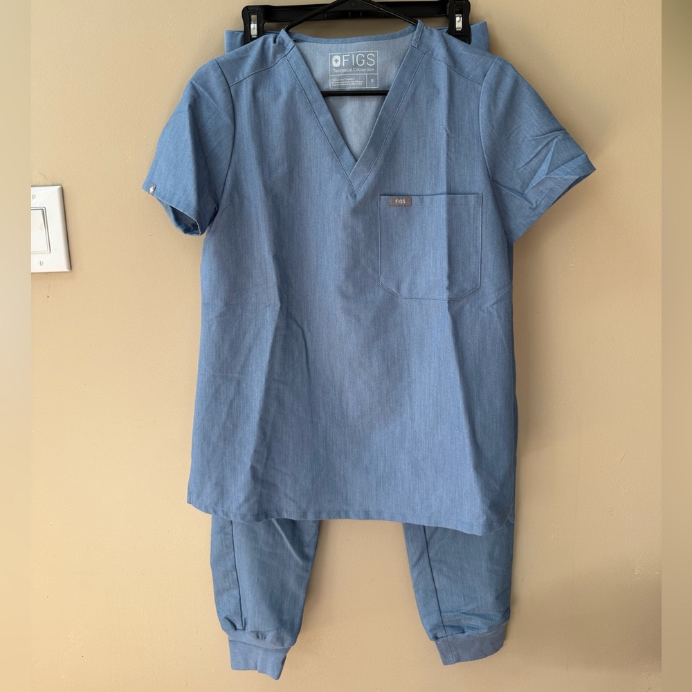 Figs Scrubs (Heather Indigo?)